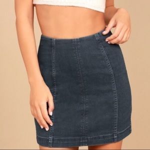 MAKE AN OFFER! Free People Denim Skirt - New